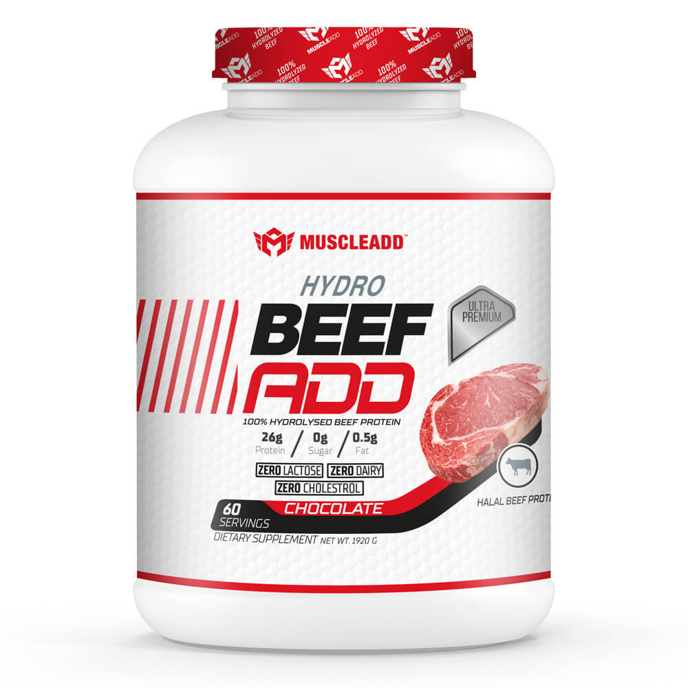 Hydro Beef Add 100% Hydrolyzed Beef Protein-60Serv.-1960G.-Chocolate