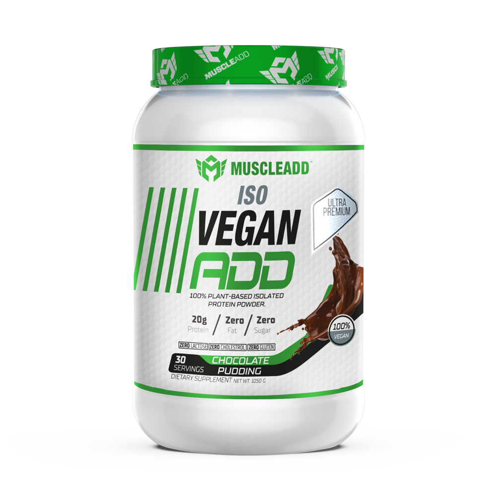 Iso Vegan Add-30Serv.-1050G.-Chocolate Pudding