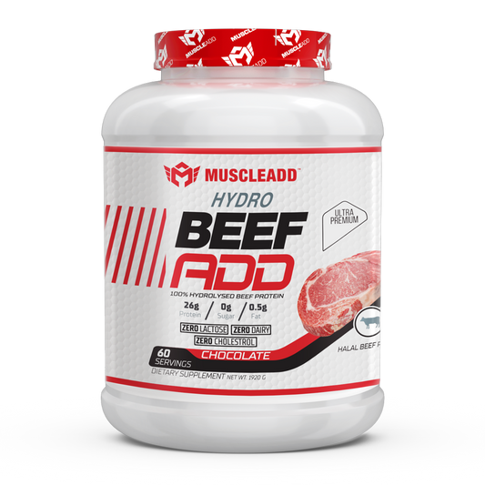 Hydro Beef Add 100% Hydrolyzed Beef Protein-60Serv.-1920G.-Chocolate