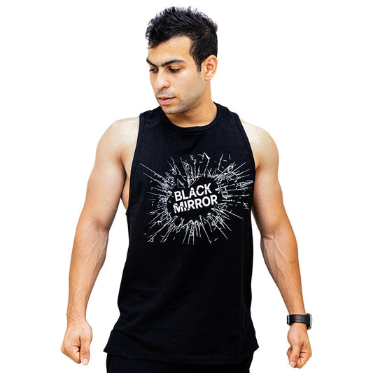 Muscle Add Black Mirror T-Shirt